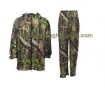 complete 2 piece camo breathable suit